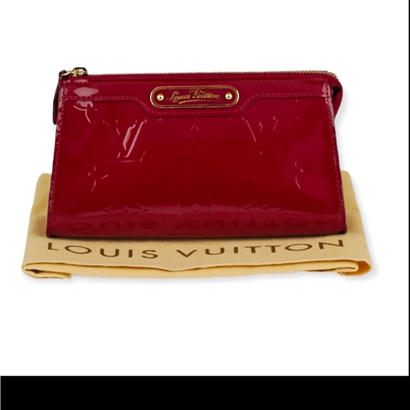 Louis Vuitton Pomme D'Amour Monogram Vernis Cosmetic Pouch - Picture 1 of 11